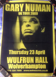 Gary Numan 2009 Venue Poster Wolverhampton
